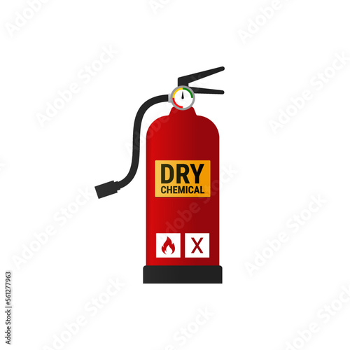 fire extinguisher icon vector or fire extinguisher vector isolated on white background. fire extinguisher vector icon illustration design template web. Vector fire extinguisher Icon.