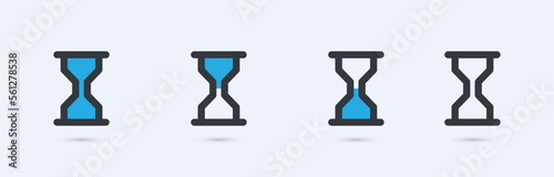 sandglass icon for web ui design