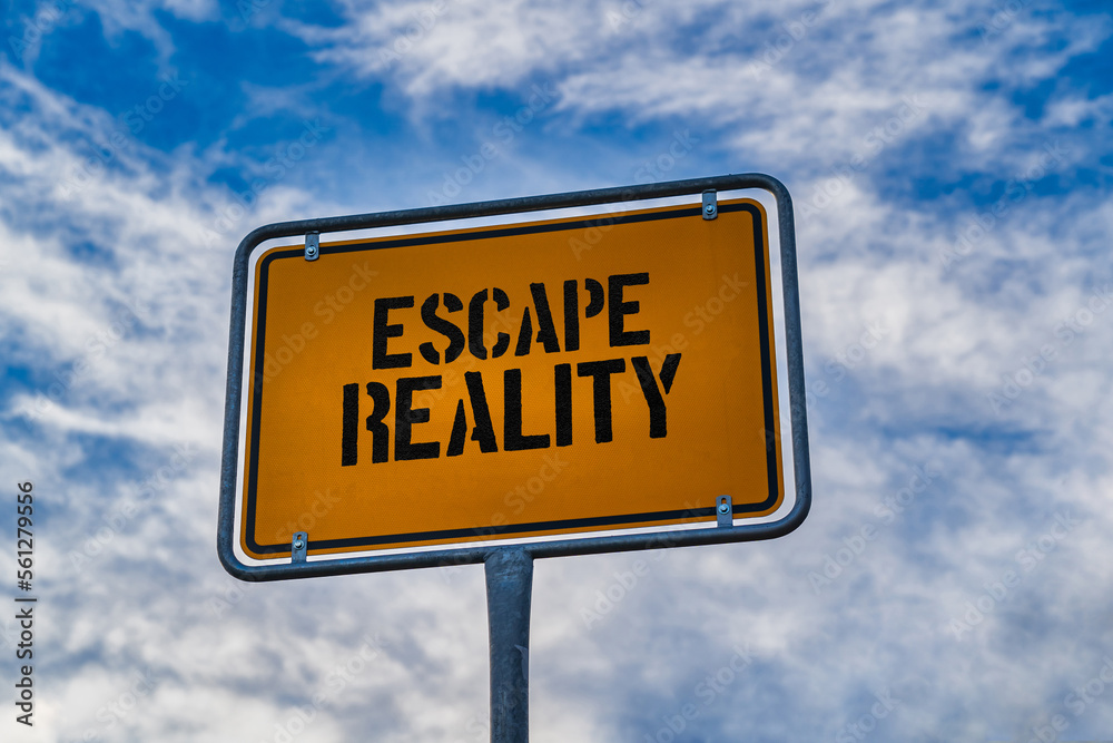 Escape from reality - obrazy, fototapety, plakaty 