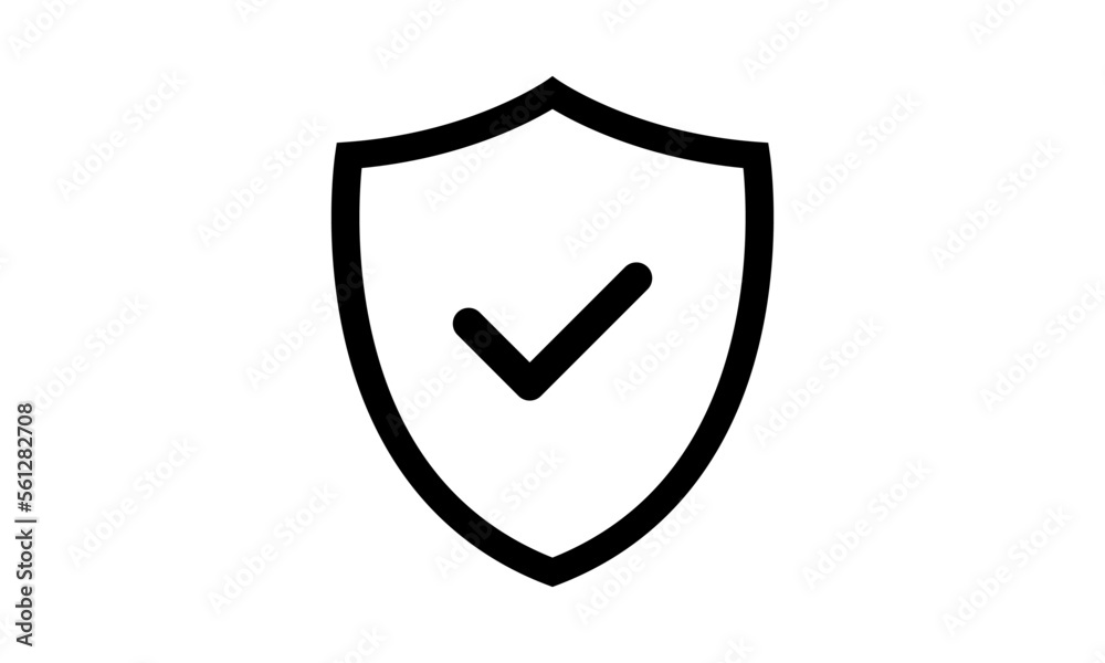 Secure internet icon. Protective shield sign digital security with the image of a padlock. Symbol security protection web. Vector illustration. Secure internet icon. Protective shield sign digital security with the image of a padlock. Symbol security protection web. Vector illustration.