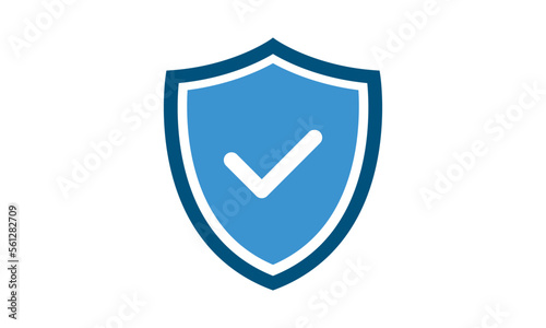 Secure internet icon. Protective shield sign digital security with the image of a padlock. Symbol security protection web. Vector illustration.