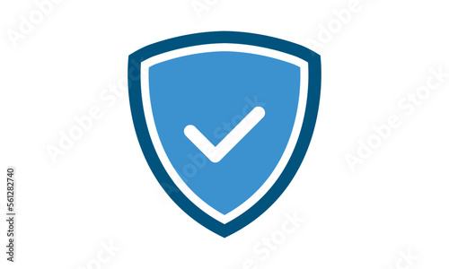Secure internet icon. Protective shield sign digital security with the image of a padlock. Symbol security protection web. Vector illustration.