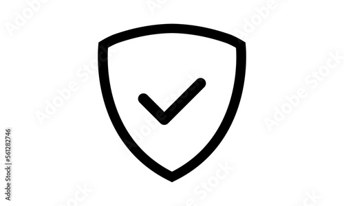 Secure internet icon. Protective shield sign digital security with the image of a padlock. Symbol security protection web. Vector illustration.