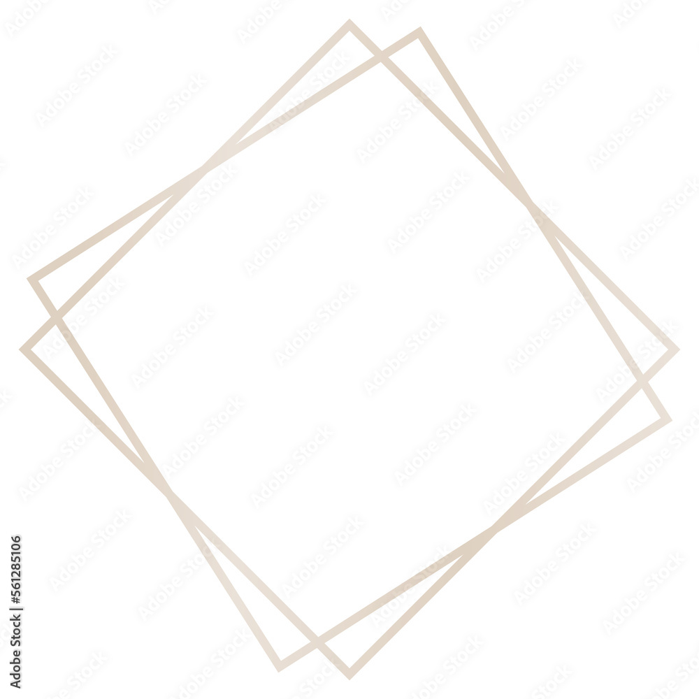 Cream and Beige Color Square frame isolated on white for Wedding Invite, Background, Printing Metallic Look Design Cream and Beige Color Square frame isolated on white for Wedding Invite, Background, Printing Metallic Look Design