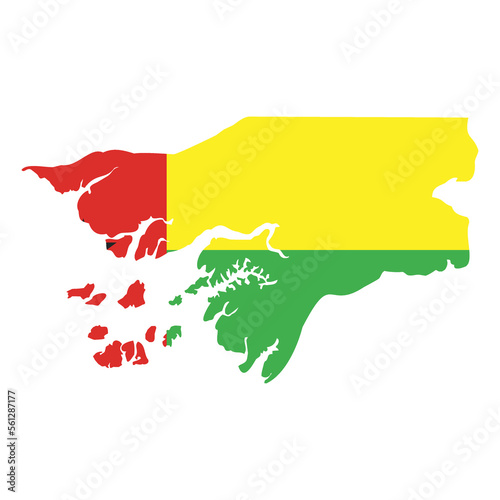 Map of Guinea Bissau