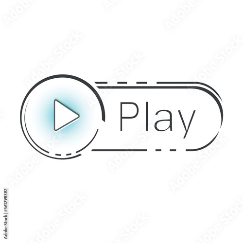 "PLAY" Vector Web Button
