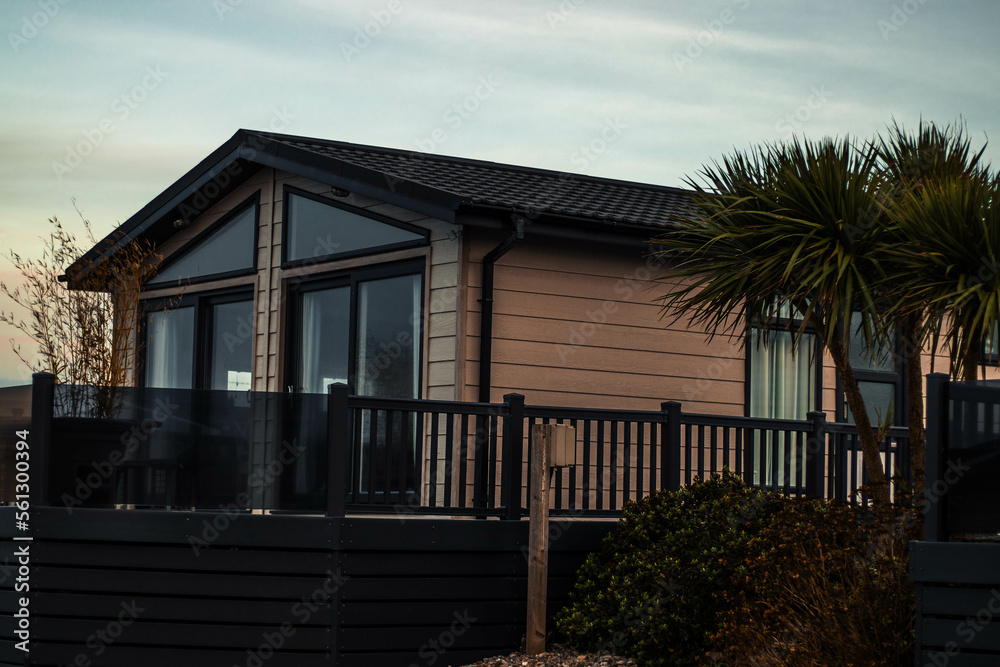 Beach House during sunset