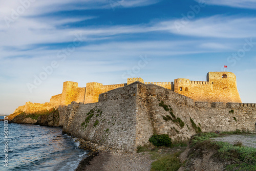 Fototapeta Naklejka Na Ścianę i Meble -  Bozcaada Castle View in Bozcaada, Canakkale, Turkey