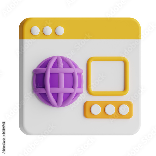 3d website icon