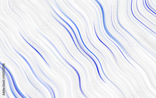 Light Multicolor vector template with bent lines.