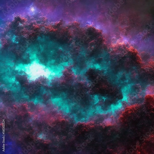 beautyfull background with space  galaxy  infinity  fantasy  ai