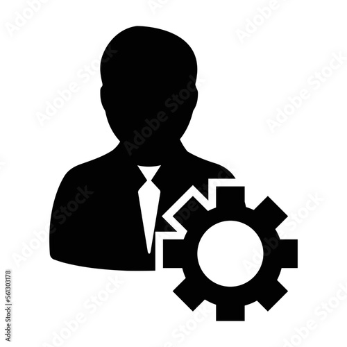 Business, gear, management icon