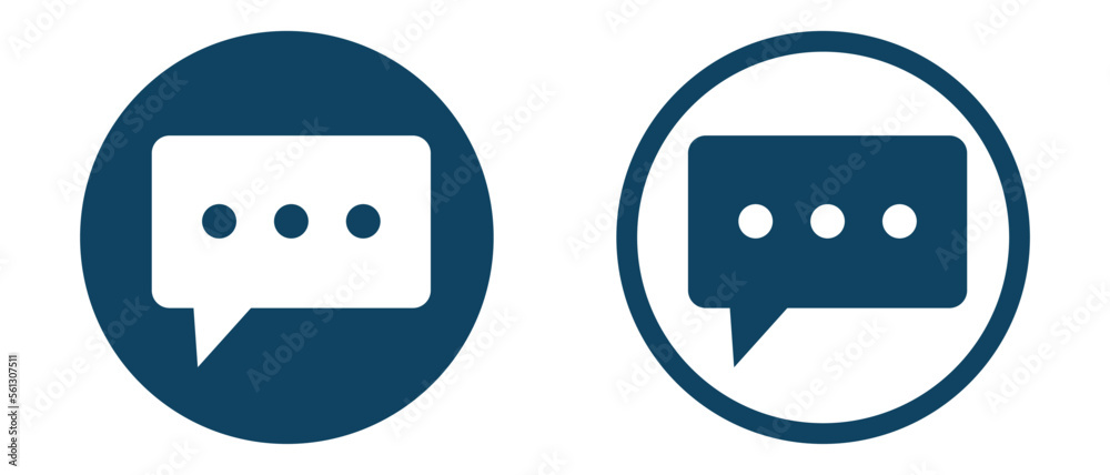 Callout icon set. Message icon set. Vector. Callout icon set. Message icon set. Vector.