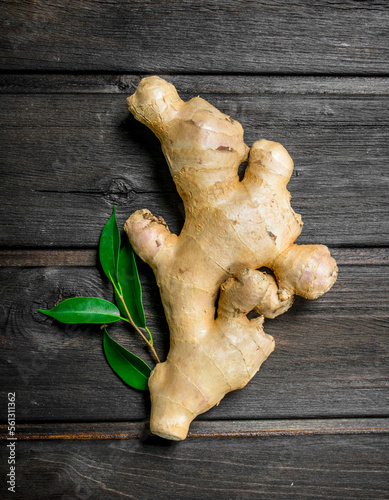 Fragrant fresh ginger.