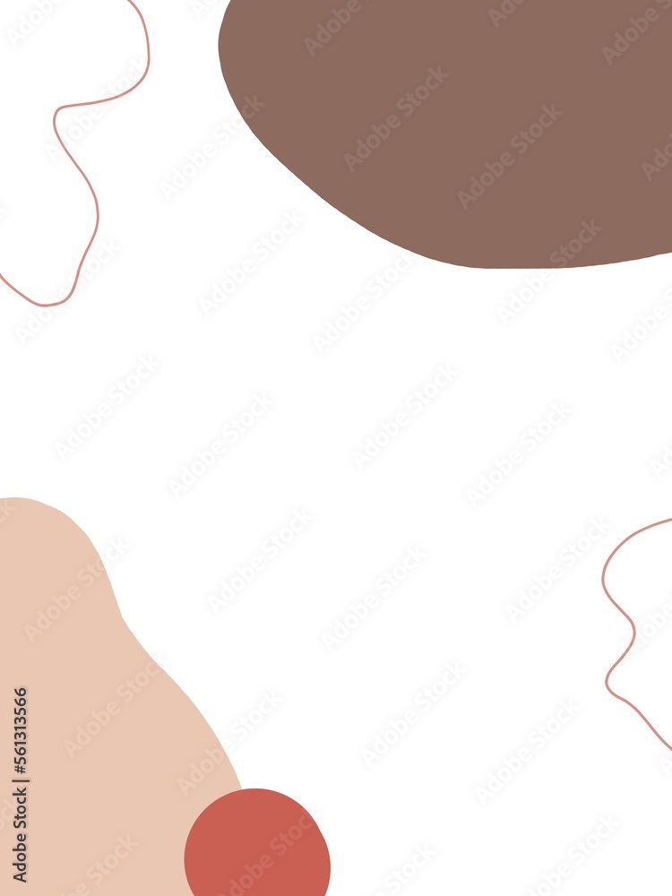 Minimalist illustration with abstract design Minimalist illustration with abstract design