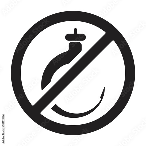 No fishing allowed
