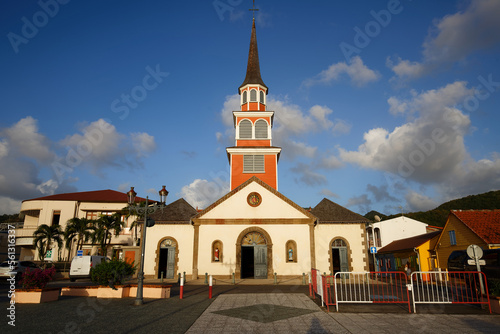 The Saint-Henri church of Anses-d'Arlet, near the beach, is known as one of the most beautiful sites of Martinique.