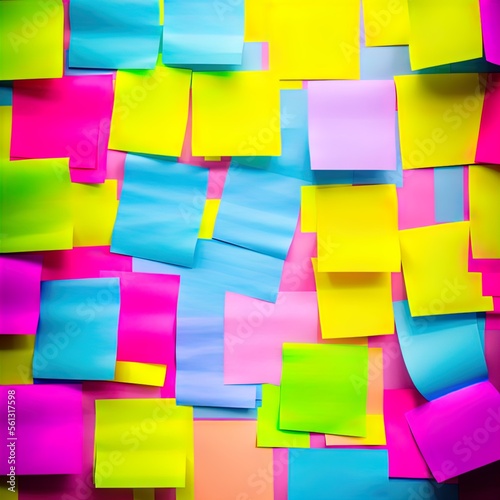 Sticky notes on a wall. © DW