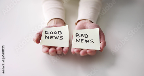 Slika na platnu Good And Bad News
