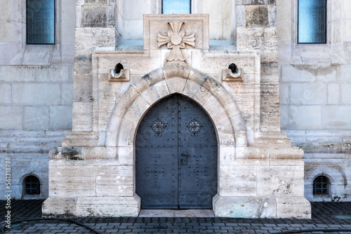 entrance to the church