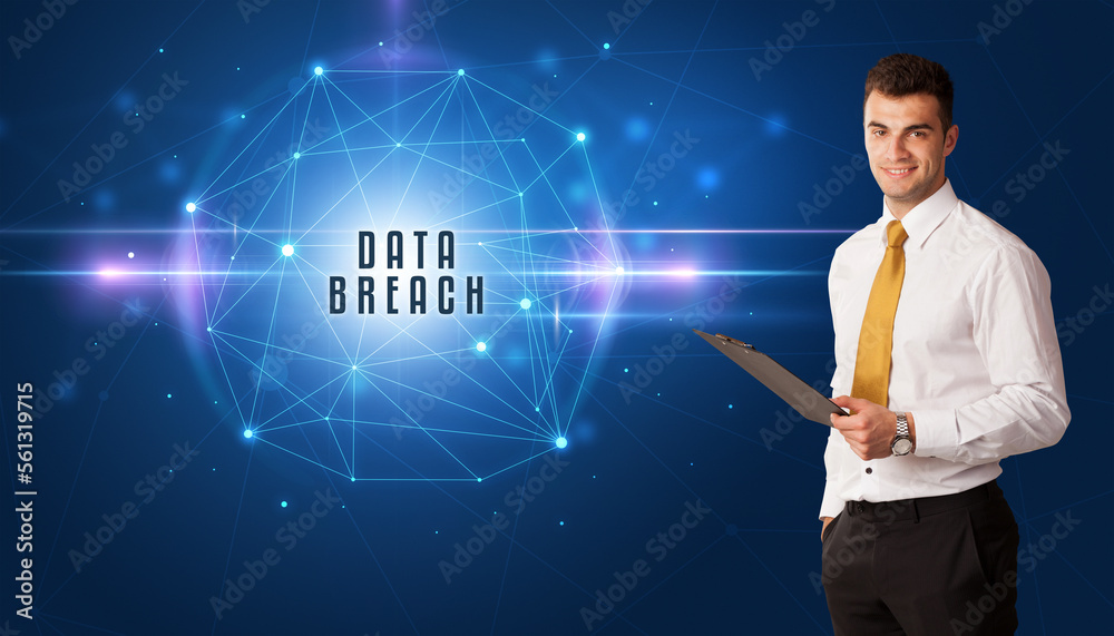 businessman thinking about security concept businessman thinking about security concept