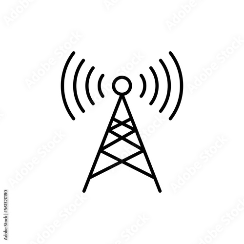 transmitter icon. outline icon