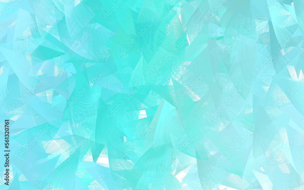Light Green vector background with abstract shapes. Light Green vector background with abstract shapes.