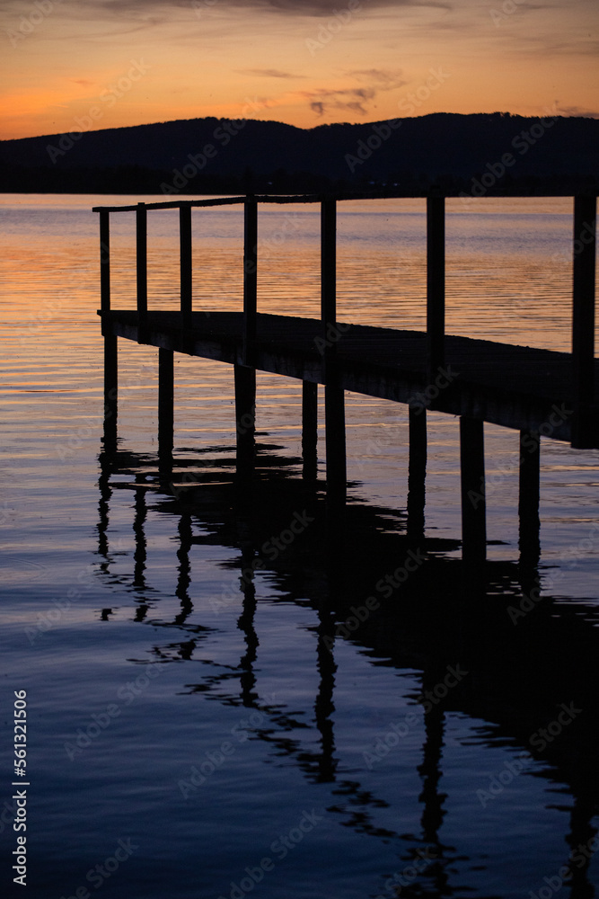 Sonnenuntergang Kochel am See