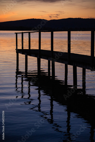 Sonnenuntergang Kochel am See