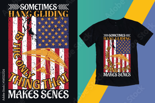 USA Flag T-Shirt Design