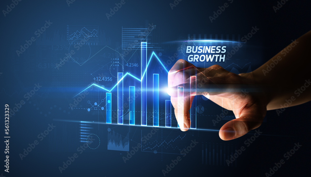 Hand touching business concept concept Hand touching business concept concept