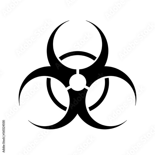 Icon design for biohazard signs.