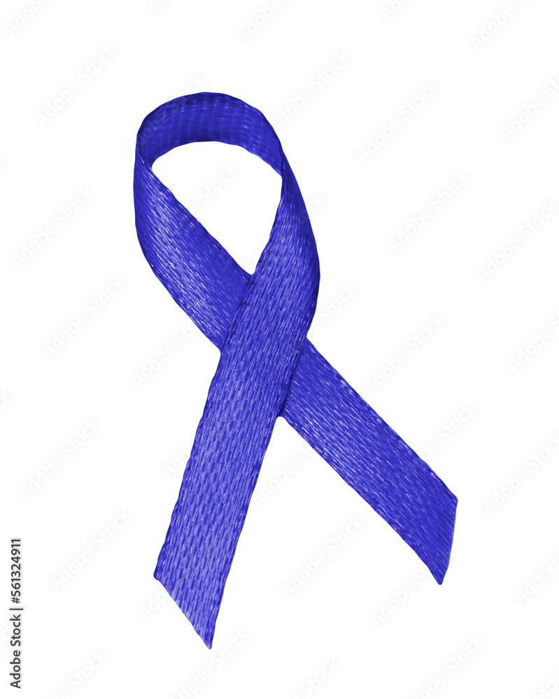 Niebieska wstążka PNG, Przezroczyste tło, symbol walki z rakiem, depresja  - obrazy, fototapety, plakaty 