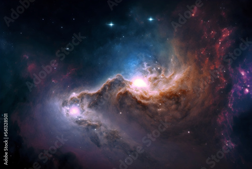 Beautiful Space Nebula