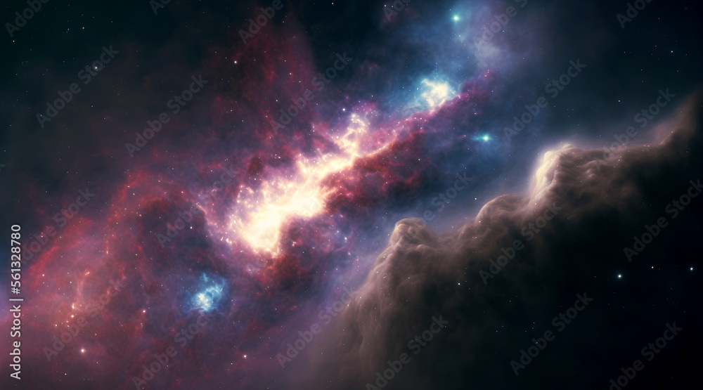 Space Nebula Background