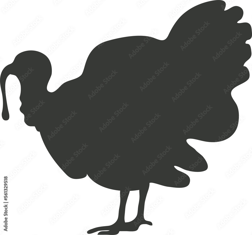 Turkey silhouette icon Turkey silhouette icon