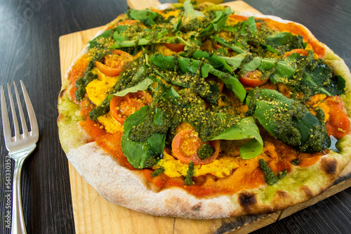 pizza vegetable