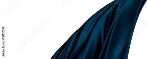 abstract blue wave background, night simple and elegant 3d render wallpaper
