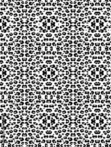 black color leopard print pattern