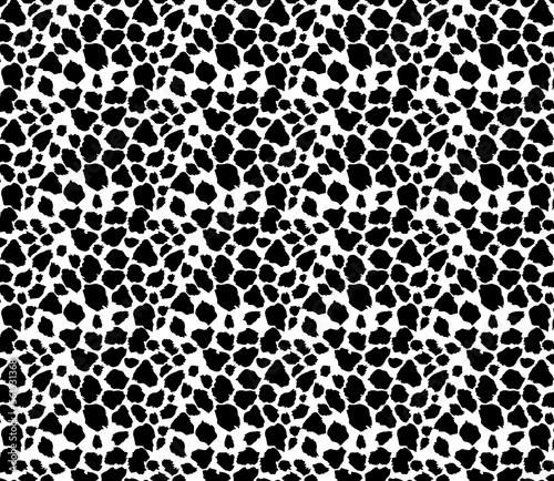 White and black leopard print pattern