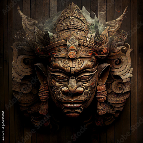 Balinese art carving