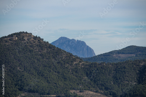 Puig Campana visto desde la Carrasqueta