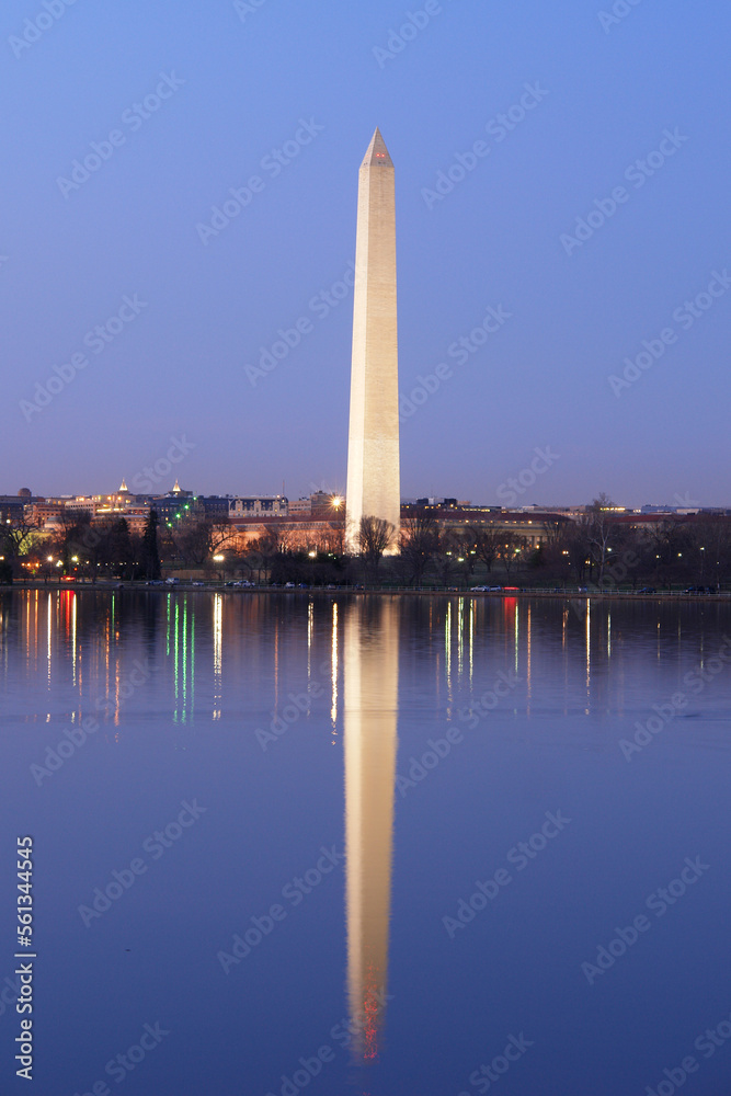 Washington Monument at night - Washington dc united states