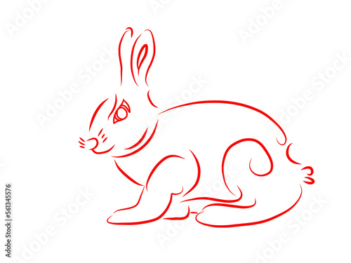 Ilustration of a rabbit 