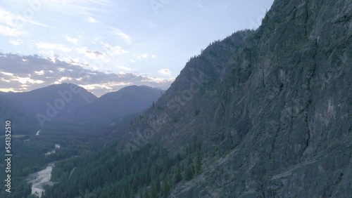 Mazama Rock Wall Sunset