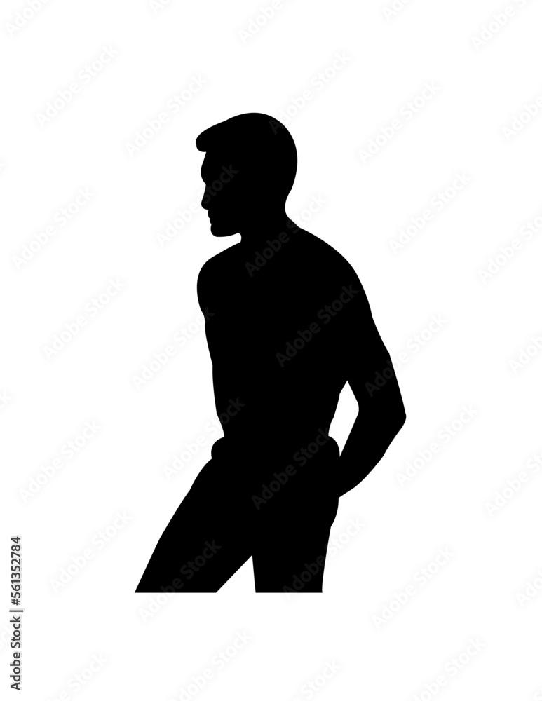 Fototapeta premium silhouette of a person