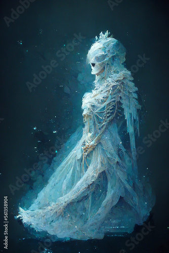 Ice princess, created with generative AI