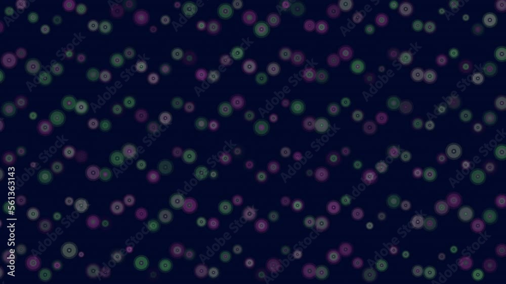 Neon rainbow abstract dots pattern in waves on black gradient, motion abstract corporate, business and futuristic style background Neon rainbow abstract dots pattern in waves on black gradient, motion abstract corporate, business and futuristic style background