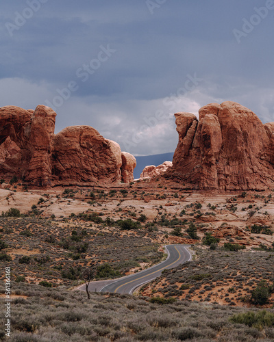 Cloud day at Arches National Park