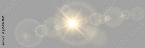 Vector transparent sunlight special lens flare light effect. Vector illustration. Stock royalty free vector illustration. PNG